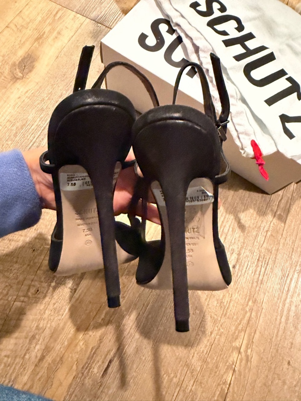 Schutz Boris 75MM Suede Slingback Pumps 7.5 - Picture 8 of 11